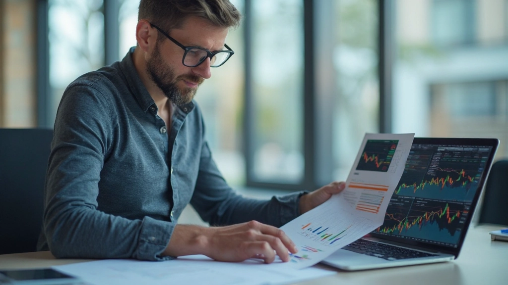 Vergleich verschiedener Brokergebühren und Leistungsmerkmale in einer Analyse-Tabelle