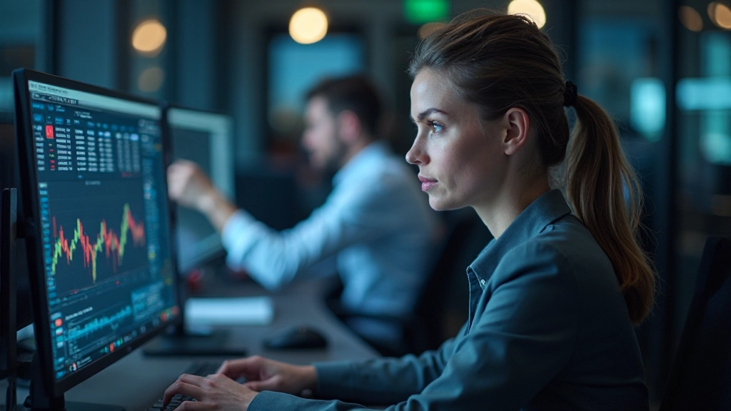 Trader überwacht mehrere Märkte gleichzeitig und passt Strategie in Echtzeit an