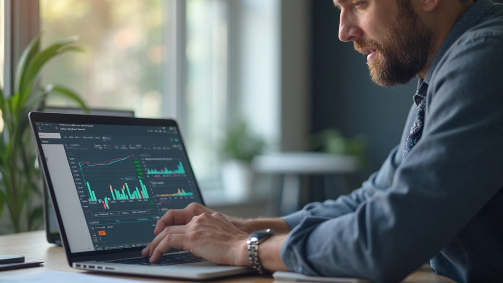 Portfolio-Rebalancing-Prozess zeigt Neugewichtung von Aktien und Anleihen zur Rückkehr zur Zielallokation