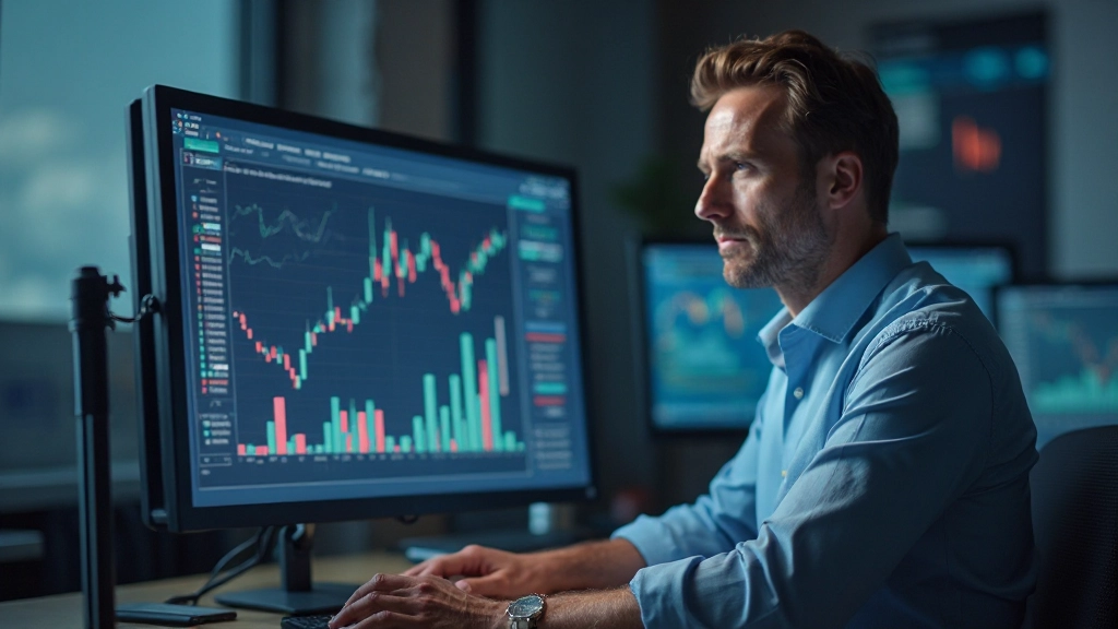 Analyse von Backtesting-Ergebnissen mit Performance-Metriken und Gewinn-Verlust-Charts auf Computer
