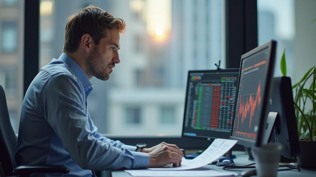 Trader beim Studium von Geopolitischen Ereignissen und deren Marktauswirkungen