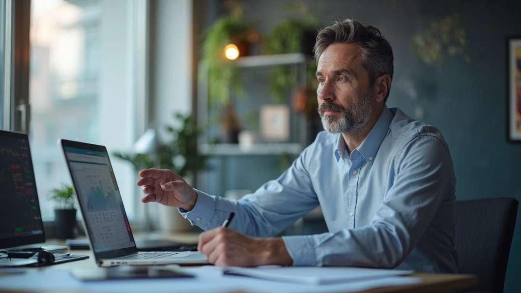 Investor beim Festlegen von Handelsregeln und Disziplin