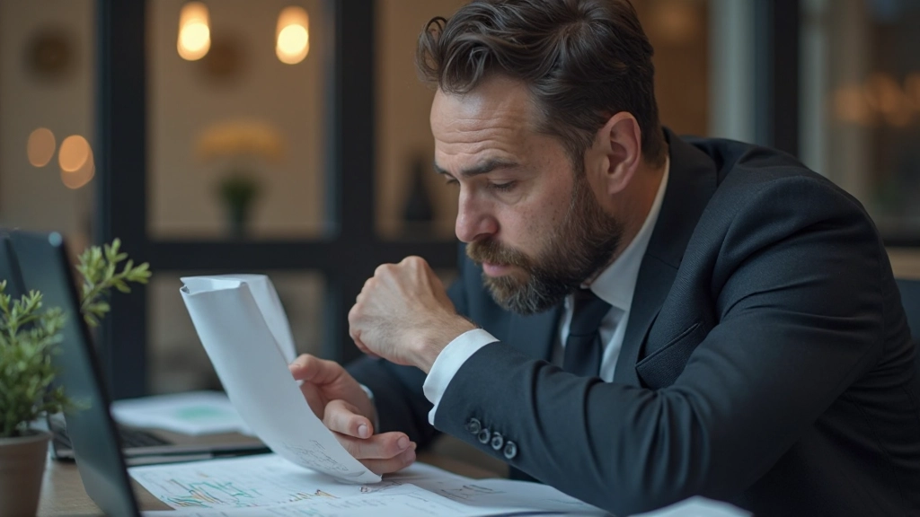 Investor beim Studium von Finanzberichten und Markttrendanalysen