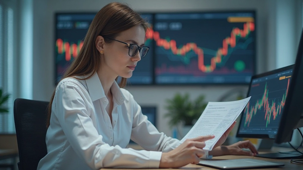 Finanzanalyst beim Überprüfen von Rohstoffpreisen und Marktdaten