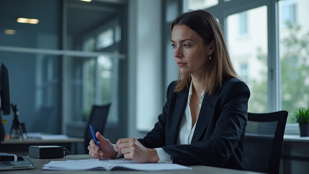 Finanzprofi beim Überprüfen von Markteffizienz und Bewertungsmodellen